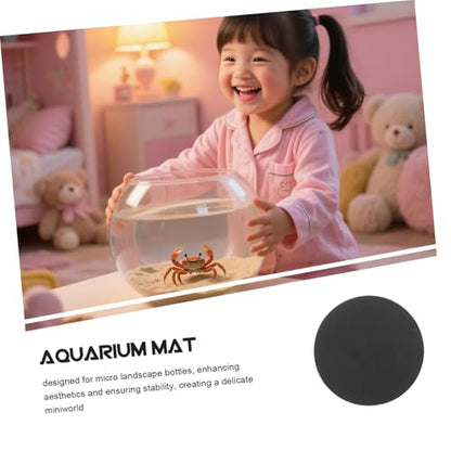 Yardwe Non Slip Aquarium Leveling Cushion for Micro Landscape Bottles Shockproof Easy to Clean Durable Pad for Enhanced Stability and Protection