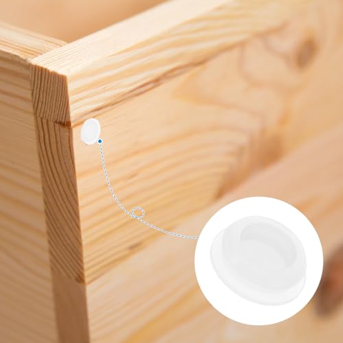 M METERXITY 25 Pack Silicone Hole Plugs - Snap in Locking Hole Plugs, Waterproof & Flexible, Apply to Automotive/Industrial/Wiring/Furniture/Offices/Kitchens (0.57-0.61 Inches, Clear) - size: 0.57-0.61 Inches