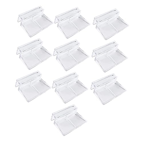 UKCOCO Acrylic Fish Tank Support Bracket Transparent Aquarium Cover Holder Easy Installation for Secure Lid Support for Aquatic Pets