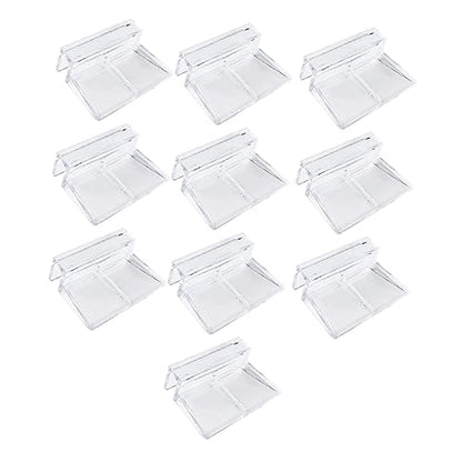 UKCOCO Acrylic Fish Tank Support Bracket Transparent Aquarium Cover Holder Easy Installation for Secure Lid Support for Aquatic Pets