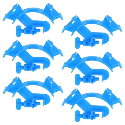 M METERXITY 6-Pack Aquarium Water Pipe Clamp, ABS Plastic Adjustable Aquarium Tube Holder Fish Tank Hose Holder Fixed Clamp Fixing Clip for 12-16mm Hoses Aquarium Equipment Accessories
