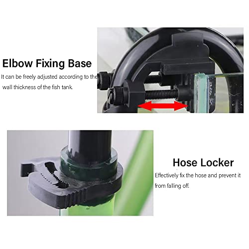 Aquarium Canister Filter Inlet Outlet, Fish Tank Filter Tube Aquarium External Canister Filter Water Inflow Outflow Tube for HW302B/303B