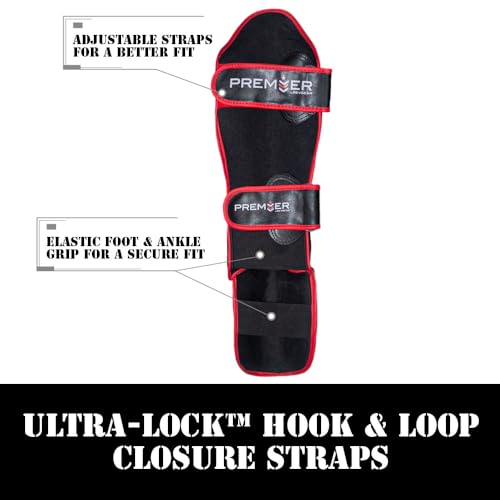 Revgear Premier Deluxe Shin Guard, Durable/Lightweight, MMA, Kickboxing - size: X-Large