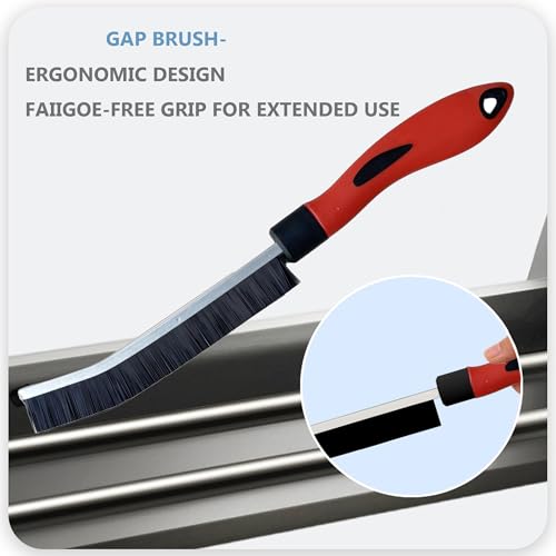 6 Pcs Crevice Cleaning Brush - Grout Scrub Brush, House Cleaning Supplies | Gap Cleaning Tools, Home Essentials, Gifts for Women Men, Hard Bristle Crevice Cleaner Brush for Household Use, Bathroom - color: 6pcs New Model