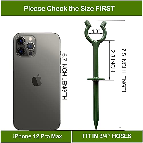 Garden Hose Holder Stake Set of 36 - Durable Plastic fits 3/4 inch Hose Guides for Lawn,Yard & Plant Care, Soaker Hose Support, Kink-Free Watering (Fits 3/4” Hoses) - size: Fit in 3/4'' Hoses, 36pcs