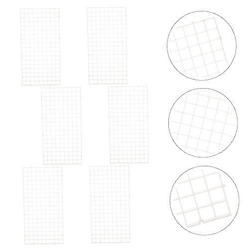 6Pcs Aquarium Divider Mesh Isolation Board Fish Tank Filtering Trays for Fish Breeding Separation Design