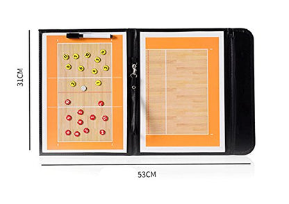 Pure Vie Foldable Magnetic Volleyball Coaching Board with Magnets, Pen