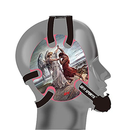 Wrestling Headgear Jacob Wrestled God Sticker (Pink) - color: Pink