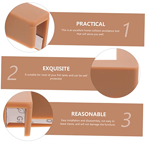 Toddmomy 6pcs Soft Corner Protectors for Fish Tanks and Pet Carriers Gentle Edge Bumpers for Safe Boys and Girls Play Areas Easy Installation No Damage