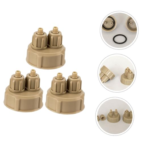BESPORTBLE 4pcs DIY Aquarium Reactor Bottle Caps Carbon Dioxide Generator Replacement Lids