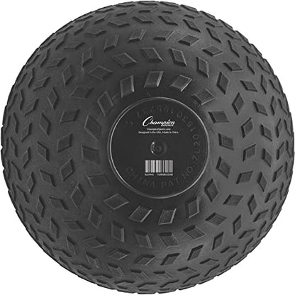 Champion Sports Rhino Fitness Slam Ball – Sand-Filled, Bounce-Resistant Ball for Strength & Conditioning, 6–50 lb - style: 45 Pound