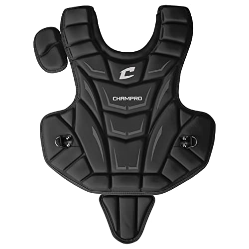 Champro Optimus MVP Chest Protector - color: Black, size: 12"