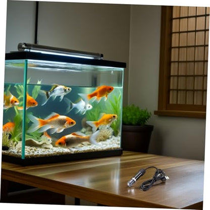 Happyyami Mini Aquarium Heater Compact Heating Tool for Small Fish Tanks Reliable Temperature Control Design for Desktop Aquariums Materials