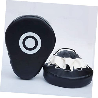 Boxing Pad Punching Pad Martial Arts Training Equipment Focus Mitt Ergonomic Pu Leather Taekwondo Kick 9.84X7.48 Inch Strike Shield