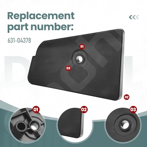 2 Pack 631-04378 Pole Saw Handle Bracket Kit -by Ohoho - Compatible with MTD RM0612P, RM0815P, RM1015P, Craftsman 31641474, 31664558, Remington, Troy Bilt Pole Saws