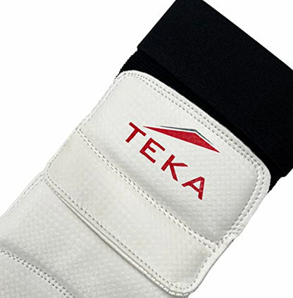 Taekwondo Foot Guard Protector Gear for Sparring MMA Training Competition Kickboxing Karate Boxing Martial Arts Kung Fu Punch Bag TEKA (Pair) (M) - size: Medium