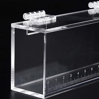 MagiDeal Fish Viewing Box, Fishing Hatching Incubator Acrylic Fish Egg Breeding Case Aquarium Fish Tank Isolation Box Isolation Breeder Box, S