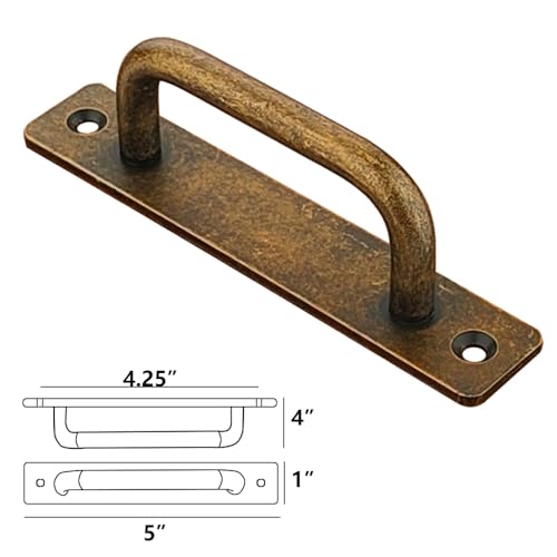 12 Pack 4 1/4 Inch 108 mm Copper Cabinet Handles Aluminum Cabinet Pulls Drawer Pulls - color: Copper, size: 4 1/4 Inch
