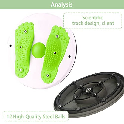 Twister Board for Exercise Waist Twisting Disc Ankle Body Aerobic Exercise Waist Twisting Machine Exercise Twist Board With Foot Massage