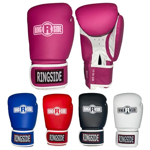 Ringside Striker Boxing Training Sparring Gloves - color: Pink/White, size: Large-X-Large
