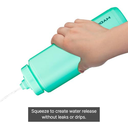 Hydra Cup -4 Pack- 32oz Squeeze Water Bottles for Women, Spin Class Squirt