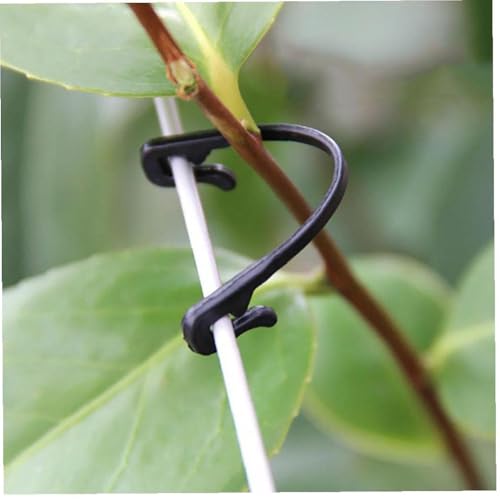 300PCS Grape Vine Trellis Clips - Compatible with Raspberry Canes, Kiwi, Grapevines, Plant Support Ties, Garden Training Buckles & Hooks