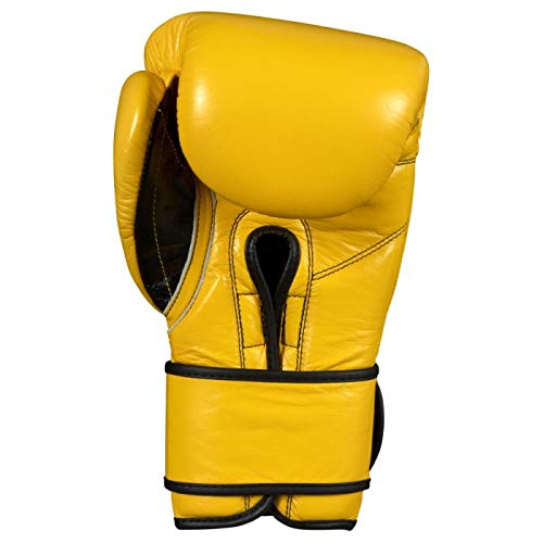 Pro Mex Professional Training Gloves V 3.0 - color: Yellow, size: 12 oz