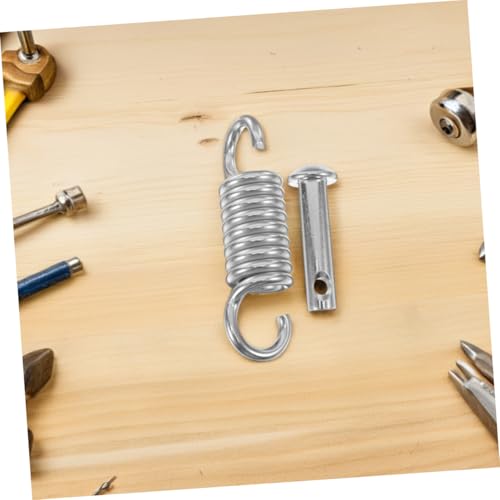 Swing Hanger Set with Pin, 2 Sets Spring Steel Silver