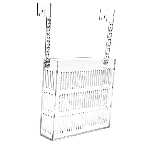 Milisten Hanging Isolation Box for Fish Breeding Acrylic Aquarium Nursery with Viewing for Shrimp Fry and Pregnant Fish Durable Practical and Easy to Install