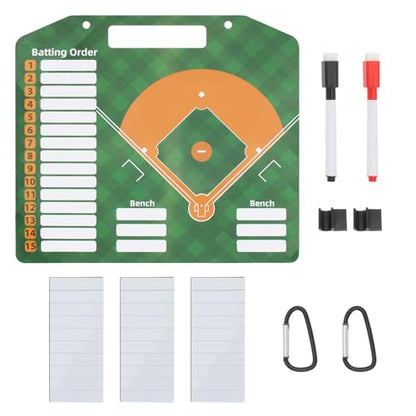 Magnetic Baseball Softball Lineup Cards Marker Board