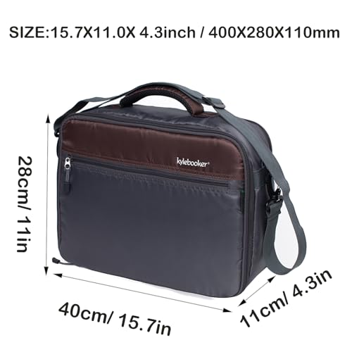 Fishing Reel Case – Travel Storage Bag with Adjustable Compartments for Fly Reels, Spinning Reels, Baitcasting Reel & Fishing Gear