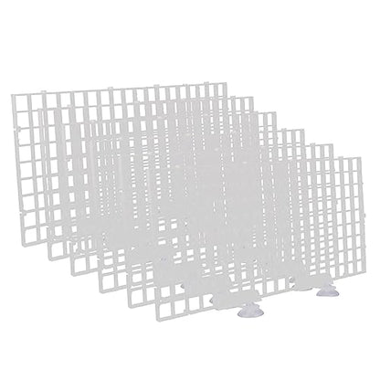 1set Fish Breeding Divider Aquarium Isolation Board Tank Separator Design for Mixed Breeding Aggressive Fish Separation Easy to Install and Expand