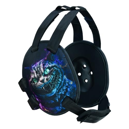 ROAR-INT BJJ Ear Guard New Easy to Adjust Design Wrestling Protective Headgear Wrestling Ear Guard MMA Jiu Jitsu - color: Cat
