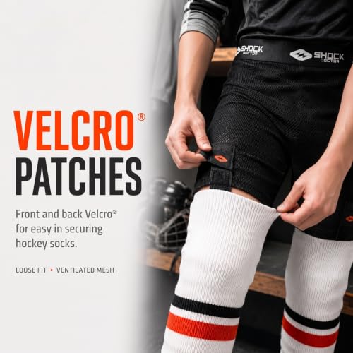 Shock Doctor Men’s Loose Hockey Short Supporter with BioFlex Cup Included. for Adult Men - size: XX-Large