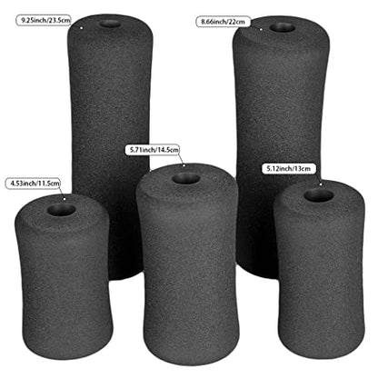 Sponge Foam Foot Pad Roller Pair, Used for Replacing Gym Exercise Equipment, Suitable for 1-inch Rod (Foam 8.66" X 3.15" Od X 0.87" Id) - color: Foam 8.66" X 3.15" Od X 0.87" Id