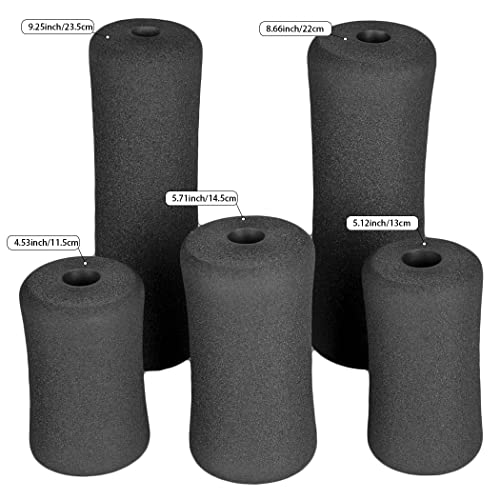 Sponge Foam Foot Pad Roller Pair, Used for Replacing Gym Exercise Equipment, Suitable for 1-inch Rod (Foam 5.71" X 2.95" Od X 0.87" Id) - color: Foam 5.71" X 2.95" Od X 0.87" Id