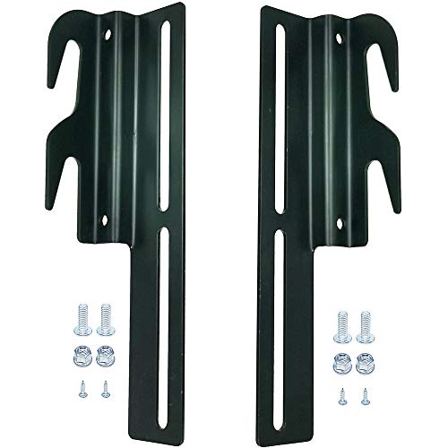 CAFORO #711 Bolt-On to Hook-On Conversion Frame Brackets, Rail Headboard Bracket, Bed Hook Adapter Kit (Set of 4) - color: Set of 4