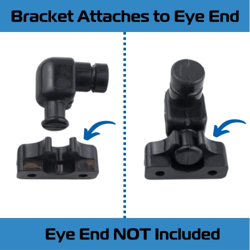 Brackets for Bimini Top Internal Eye Ends 90 Degree - Nylon Bimini Top Hardware