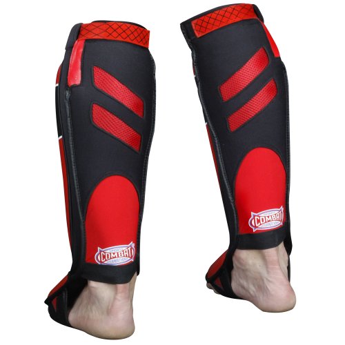 Combat Sports Pro-Style MMA Shin Guards - color: Blue, size: X-Large