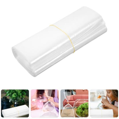 50pcs Ornamental Fish Transport Bags 24x48cm Leakproof Plastic Live Fish Shipping Packaging Bags for Aquarium and Seafood Packing