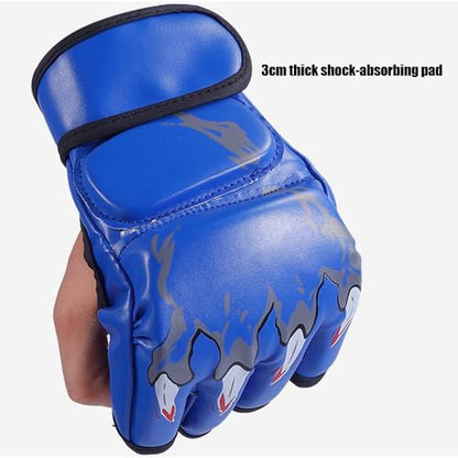 Punch Bag Boxing Gloves Muay Thai Karate Gloves for Men Women Boxing Mitts MMA Body Combat Taekwondo Training Martial Art Fighting Grappling UFC Cage Fighting - color: Black1