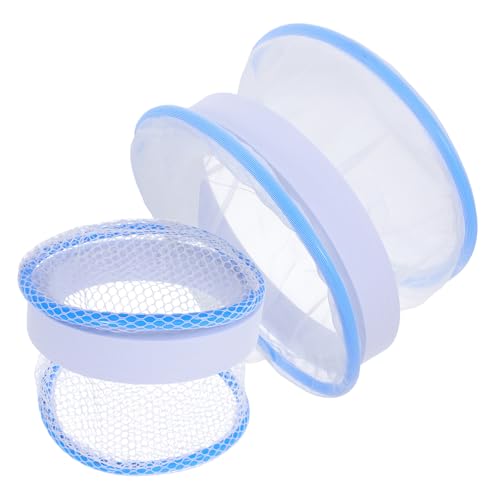 WOONEKY Aquarium Breeder Net Floating Fish Hatchery Tank, Nylon Mesh Isolation Box with Lid for Guppy Fry Separation and Spawning Nursery in Indoor Fish Tanks