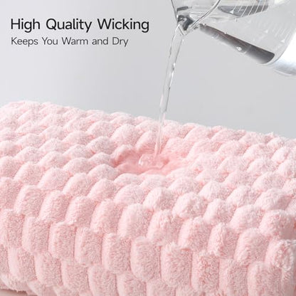 REDKISS 4 Pack Microfiber Bath Towels, Quick Dry, Super Soft, 27"x55" - color: Pink+yellow, size: 27"x55" Bath Towels