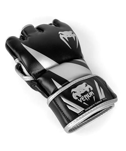 Venum Venum Challenger 2.0 MMA Gloves - color: Black/Silver, size: Large-X-Large