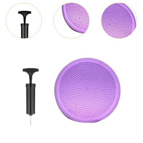 Colaxi Wobble Cushion Wiggle Pad Thickened PVC for Adults Inflated Flexible Seating for All Ages Balance Disc for Fitness