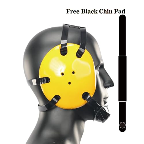 Wrestling Headgear with American Bald Eagle Decals - color: Yellow, size: Youth