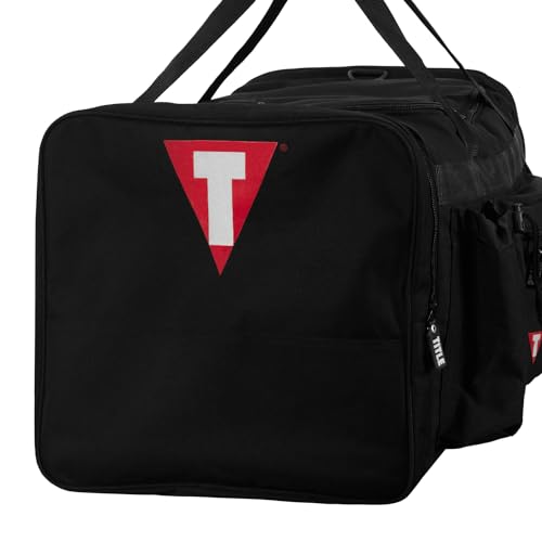 TITLE Boxing Deluxe Gear Bag (Black)