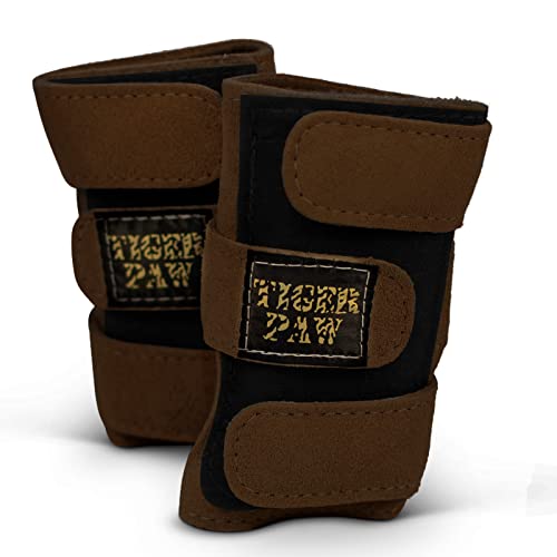 Tiger Paw Gymnastics Wrist Supports, Sold in Pairs - color: Mahogany, size: Extra Small (Up to 69 pounds)
