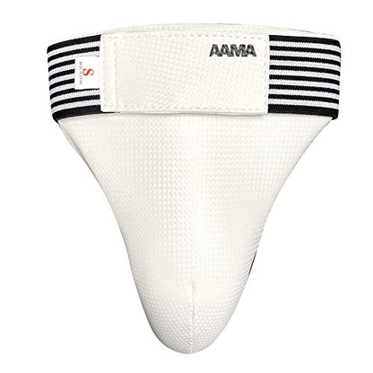 AAMA Athletic Martial Arts Taekwondo Men's and Women's Vinyl Groin Guard - size: X-Large, style: Male