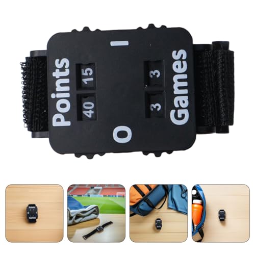 Score Counter Watch Adjustable Wristband Score Keeper for Cricket Tennis and Padel Portable Manual Stroke Tracker with High Visibility Display for Outdoor Practice and Matches
